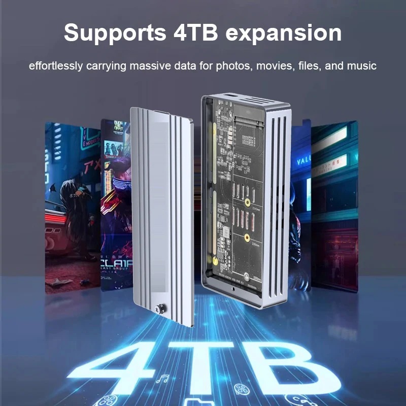 USB4 40Gbps M.2 NVMe SSD Enclo - Thunderbolt 4 External Ssd 4Tb review and price
